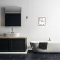 thumbnail image 3 of Stupell Industries Contemporary Children's Baby Elephant Bubble Bath Rubber Duck Bathroom Black Framed Giclee Art, 11 x 14, by Erica Billups, 3 of 7