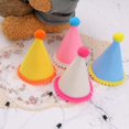 thumbnail image 4 of Set de Sombreros de Cumpleaños para Mascotas Cellcacn Ajustables con Pompones de 6 cm, 4 of 7