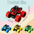 thumbnail image 2 of sixwipe 4 Pack 360° Rotating Monster Truck Toys, Push and Go Off-road Toy Car for Kids 3-8 Years Old Boy,  Toddler Car Toys Christmas Birthday Gifts, 2 of 7
