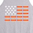 thumbnail image 2 of Instant Message - Hot Dog Flag - Men's Jersey Tank Top, 2 of 5