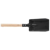 GAXIRE Square Hand Shovel Wood Handle Garden Shovel Tool 14.54 x 3.93 x 2.36 inches 1 Set