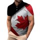 thumbnail image 1 of WILLBEST Camisetas Cortas para Hombre Maple Leaf Canada, Camisetas de Manga Corta con Solapa y Botones, Camisetas Canadienses Ajustadas y Musculosas, 1 of 3