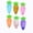 Carrots (random): 1pc, variant on Gold Coin Shaped Squishy Squeeze Toy, Soft Sensory Fidget For Adults, Desk Companion, Travel Activity, Novelty Gift