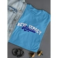thumbnail image 3 of New Jersey Athletic Retro Sports T-Shirt Women -Image by Shutterstock, Female x-Large, 3 of 4