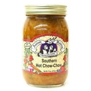 Amish Wedding Hot Southern Style Chow Chow, Two 14.5 oz. Jars