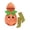 Green, variant on JFOPQVSM 3Pcs Babys Halloween Comfortable Breathable Bodysuits with Cute Pumpkin Face Pattern and Green Decoration