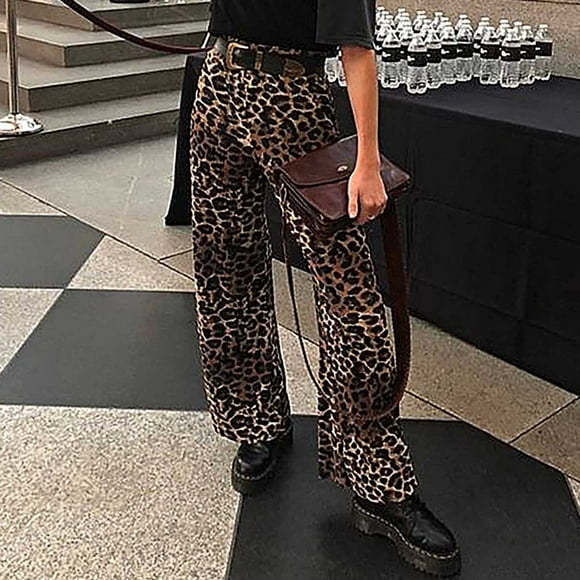 Leopard Wide Leg Pants Leopard Wide Leg Pants