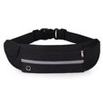 thumbnail image 6 of Running Waist Packs | Waterproof Anti-Theft Reflective Adjustable Sports Fanny Pack with Bottle Holder for Most Waist Sizes and All Phone Models, Black, 6 of 6