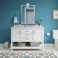 thumbnail image 3 of Design Element Affinity 49" Single Sink Bathroom Vanity in White, 3 of 11