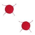 thumbnail image 3 of Guardoinrt 1/2/3/5 Profitez du Confort et de la Durabilité du Coussin de Chaise Rond Doux et Confortable Rouge Terne 2 Pcs, 3 of 6