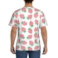 thumbnail image 2 of Naloa Strawberry Men's T-Shirt Sport T-shirt Men's Basic Tee Casual Men's Shirt, Round Neck, Short Sleeves - Large, 2 of 5