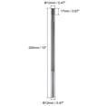 thumbnail image 2 of Reamer de sujeción de 12mm de acero de alta velocidad con punta de carburo H7, longitud de 250mm, herramienta de corte de flauta recta, 2 of 5