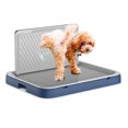 thumbnail image 1 of Dog Potty for Indoo Training Pads with Pee Baffle Reusable Dog Pad with Tray, Alternative to Puppy Pad Portable Dog Litter Box ShopWise Round, 1 of 8