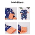thumbnail image 3 of Emy Dola Baby Boys' Snug Fit Pajamas Bamboo Viscose Footless Baby Sleeper Newborn Boys Jumpsuit Sleep 'N Play Romper One-Piece, 3 of 5