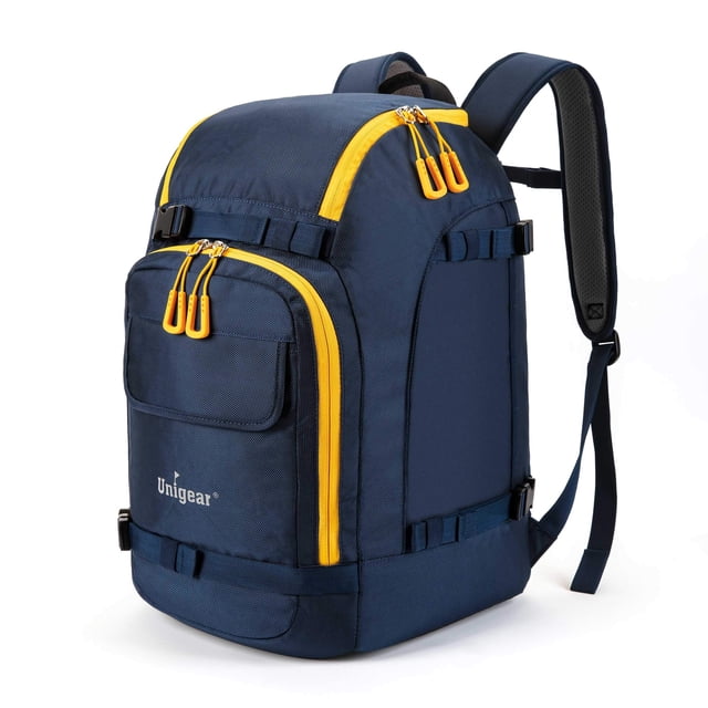 Bolsa para botas de esquí Unigear 50L, mochila de viaje para botas de esquí, azul