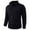 Black, variant on SERTG Men's Solid Color Stand Collar Sweater Fall Winter Fashion Stretch Knit Sweaters Front Button Warm Long Sleeve Casual Cardigan Tops(Black,3XL)