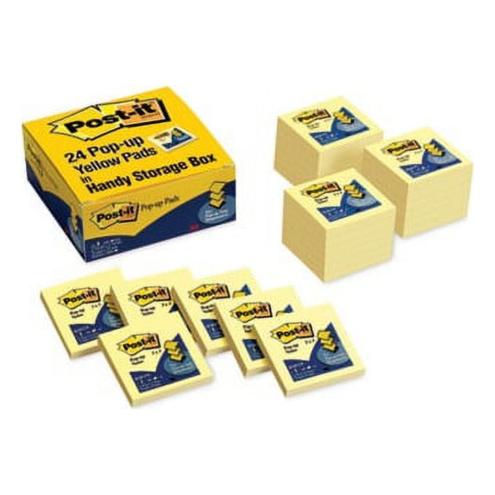 Post-It Cube Sticky Notes, 3in X 3in, 24 Pads, 100 Sheet each – Cashier  Depot