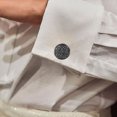 thumbnail image 4 of Houderco Cufflinks Y Negros De Cobre Floral Estilo Retro Para De Camisas Formales, 4 of 7