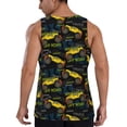 thumbnail image 3 of Easygdp Monster Truck1 Men's Tank Top, Sleeveless Muscle T Shirts, Breathable, Quick-Dry, Loose for Gym, Running, Fitness -, 3 of 9