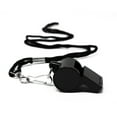 thumbnail image 3 of Adoretex Sport Guard Coach Plastic Whistle With Lanyard (WK001S) - Black, 3 of 3