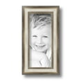 thumbnail image 2 of ArtToFrames 4x9" Antique Silver Panel Picture Frame, Silver Wood Poster Frame, with Regular Glass and 2 (FBPL-4760), 2 of 7