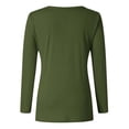 thumbnail image 5 of Love Heart Print T Shirt Women Funny Valentine's Day V Neck Tee Shirt Love Heart Graphic Long Sleeve Tops Gifts, 5 of 5