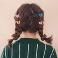 thumbnail image 4 of 100 Pieces Mini Hair Clips, Butterfly Mini Hair Barrettes Clamps for Women and Girls, Assorted Colors, 4 of 9