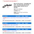 thumbnail image 2 of Mass Air Flow Sensor - Compatible with 2010 - 2012 Mercedes-Benz GL350 Bluetec 4Matic 164.825 3.0L V6 642.820 2011, 2 of 2