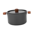 thumbnail image 3 of GUOOL Camping Cookware Camping Pot Porridge Noodle Pot Round Stockpot with Lid Camping 2.8L, 3 of 9