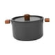 thumbnail image 3 of Olla para cocinar al aire libre Olla con tapa Olla para estofado con doble asa Utensilios de cocina 28 litros, 3 of 9