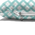 thumbnail image 4 of Geometric Pet Bed, Simplistic Checkered Like Pattern with Crossed Lines Rhombus Shaped, Resistant Pad for Dogs and Cats Cushion with Removable Cover, 24" x 39", Pale Seafoam Multicolor, by Ambesonne, 4 of 4