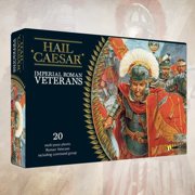 Wargames Delivered - Hail Caesar Early Imperial Romans Veterans, 28mm Miniatures Wargaming, 20 Multi-Part, Shield Digital Bundle Model Kit by Warlord Games