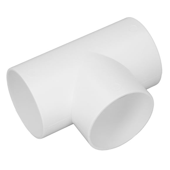 Adaptador de tubería de vía, Conector de conducto de 3 vías Conector de tubería en forma de T Conector de tubería redonda Meticulosamente diseñado