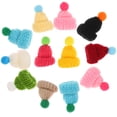 thumbnail image 1 of 55 mini sombreros para decorar, tejer, tejer, juguetes, manualidades hechas a mano para niñas (colores variados), 1 of 8