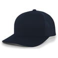 thumbnail image 3 of Pacific Headwear Trucker Snapback Cap 104C Navy Os, 3 of 8