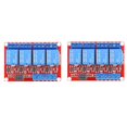 thumbnail image 2 of Escudo de placa de módulo de relé de 4 canales de 5v CC para relé Arduino Afortunado Sencillez, 2 of 5