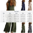 thumbnail image 3 of purcolt Summer Sleeveless Jumpsuits for Women Casual Loose Wide Leg Romper with Pockets, 3 of 9