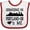 White and Red, variant on Inktastic Portland Oregon Someone Loves Me Skyline Boys or Girls Baby Bib