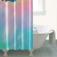 thumbnail image 4 of Waterproof Cartoon Movie Shower Curtain for Cartoon Lovers,36x72 Inch Polyester Unique Cartoon Shower Curtain for Bathroom Hotel Home Bathtub Accessories Decor with 7 Plastic Hooks, 4 of 6