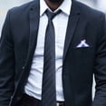 thumbnail image 5 of SHOWERORO 3Pcs Stylish Cotton Handkerchief Pocket Squares Durable Machine Washable Fabric, 5 of 5