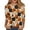 Beige #112, variant on Womens Shirts Halloween Funny 3/4 Sleeve Tops Spooky Pumpkin Face Printed Pullover Horror Crew Neck T Shirts Holiday Three Quarter Length Blouses, 4XL