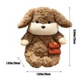 thumbnail image 2 of Gqtwoy Chocolate Puppy Plush Toy - Soft Goodnight Doll for Kids, Ideal Birthday & Holiday Gift for Family and Friends, 2 of 6