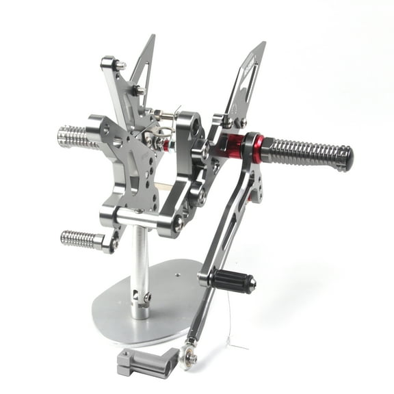 Arashi (Version 2.2) Rearsets for Kawasaki Ninja 400 / Z400/ EX400 / ABS/ KRT Edition 2018 - 2023 Motorcycle Accessories Adjustable Footrests FootPegs Rear Sets Gray 2019 2020 2021 2022