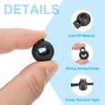 thumbnail image 3 of Uxcell Plastic Cord Lock, Single Hole Toggle Stopper Round Ball Shaped Adjustable Cord Stop Fastener Black, 3 of 6
