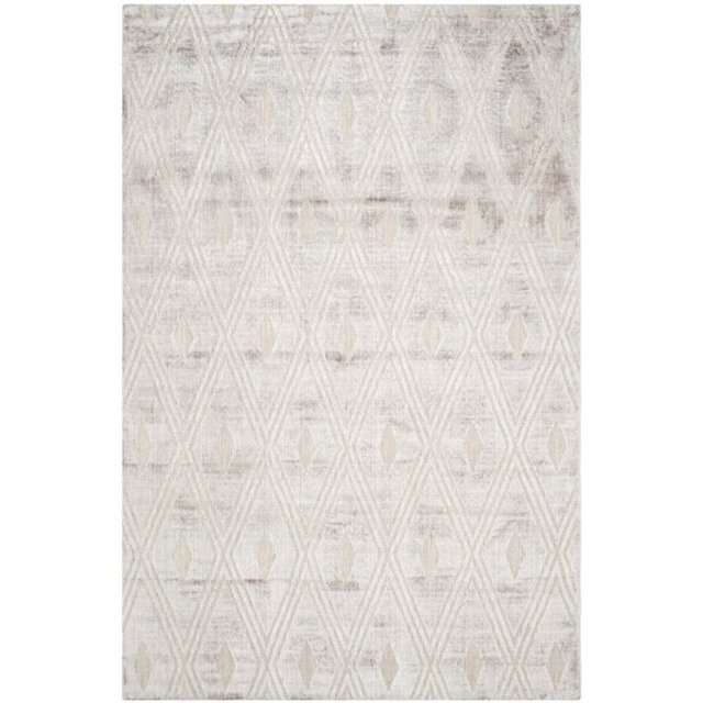 Safavieh Mirage 6' X 9' Hand Woven Rug in Silver