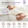 thumbnail image 2 of SAVILAND Toe Treatment Bandage Wrap: Ultra-Stretch Self Adhesive Bandage For Securing Foot Fungal Cream Overnight No Glue Breathable Skin-Toned Self Stick Wrap Shield Discolored Damaged Nails, 2 of 7