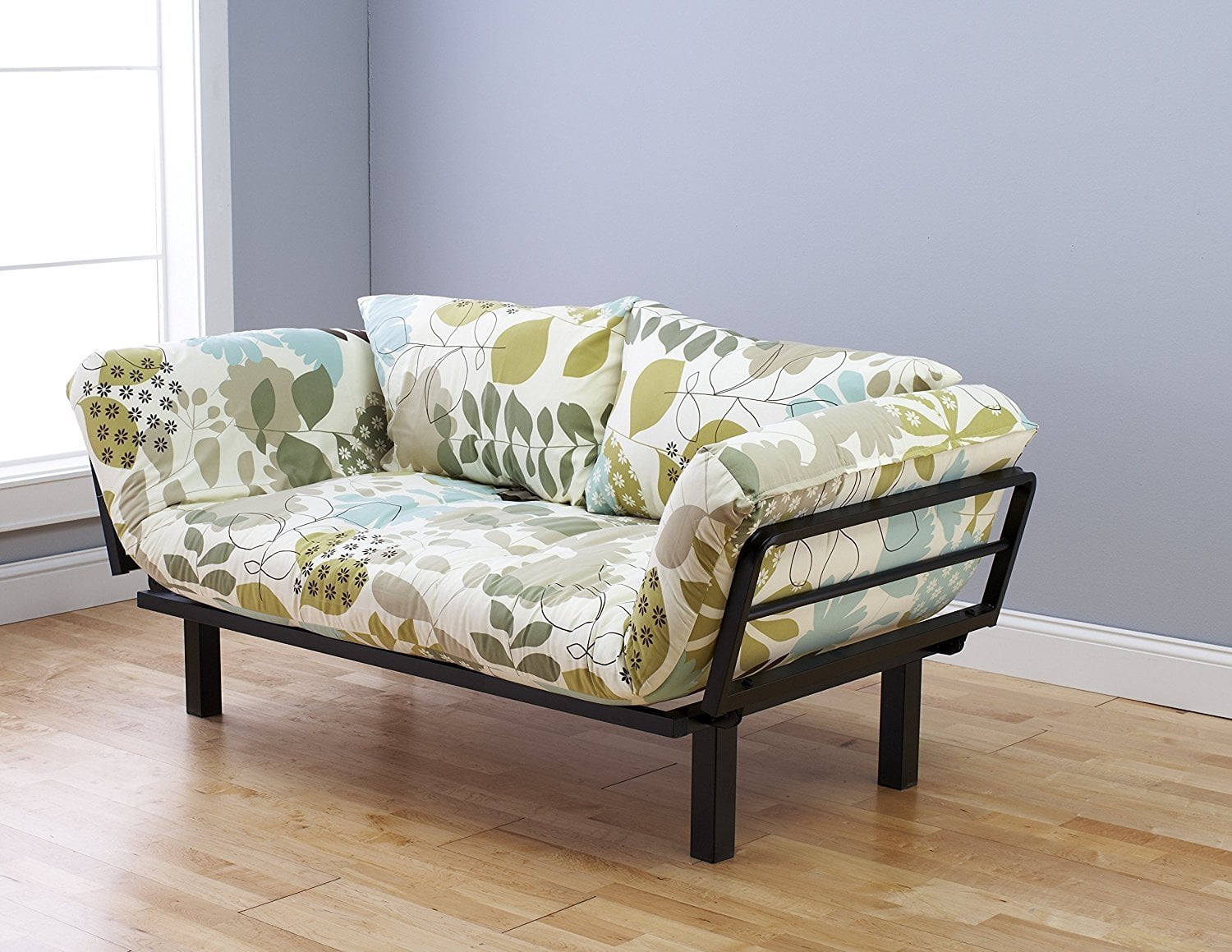 Futon Sofa Couch and Daybed or Twin Bed Size with 6