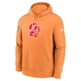 thumbnail image 2 of Men's Nike Orange Tampa Bay Buccaneers  Throwback Logo Club Tri-Blend Pullover Hoodie, 2 of 3