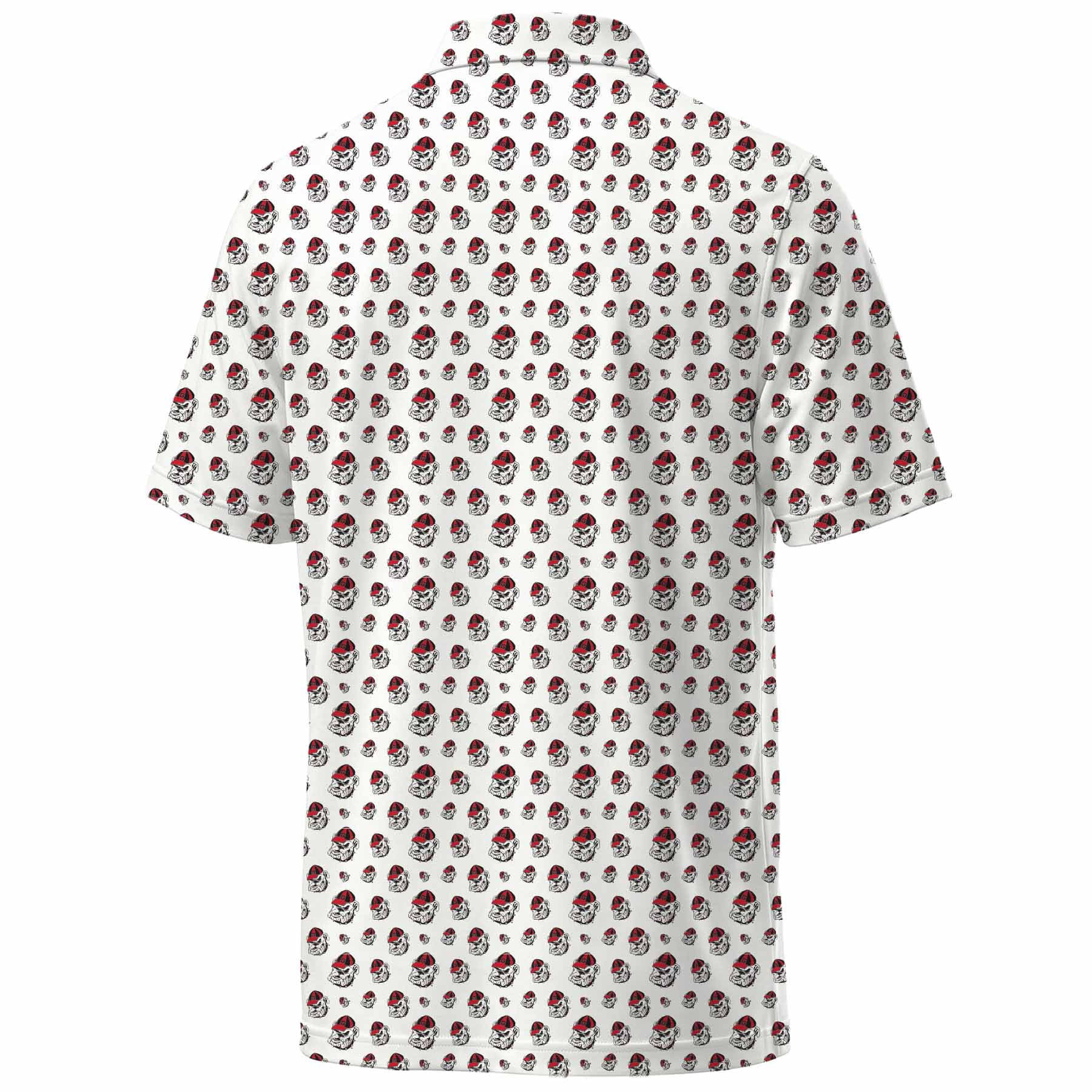 NCAA Mens Georgia Bulldogs All Over Print Polo