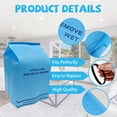 thumbnail image 3 of 12 Pack 38737 Dust Filter Bags Replacement for Craftsman 2 to 2.5 Gallon Wet/Dry Vacuums and Powerhead Bucket Vac, with 3 Retaining Bands Blue, Part# 9-38737/CMXZVBE38737, WORKSHOP, WS01025F2, VF2000, 3 of 7